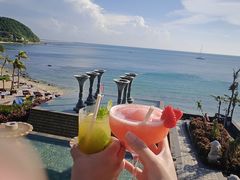 -日落吧·海景咖啡厅·餐酒吧·鸡尾酒·下午茶·乐队表演·浪漫夕阳·三亚文华东方酒店