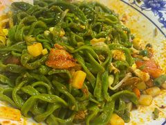 招牌菠菜面-长安面坊(西点茂店)