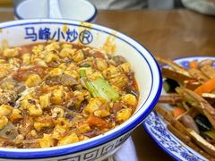 牛肉生肉小炒泡馍-清真馬峰小炒泡饃