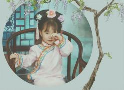 点击看大图 -后宫·古装汉服京剧儿童亲子全家福摄影