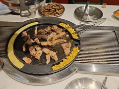 -山野的朋友露营炭火烤肉