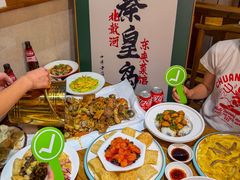 -东来菜馆•手抓海鲜家常菜•海鲜锅贴(鸽子窝店)