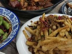 干煸藕丝-江城燕子大排档(江汉路步行街店)