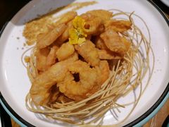 -东来菜馆•手抓海鲜家常菜•海鲜锅贴(鸽子窝店)