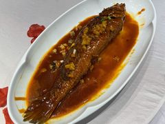 招牌乾燒大黃魚-京味斋·北京烤鸭(北京南站洋桥店)