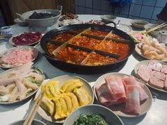 鲜水牛毛肚-岗上渣渣老火锅(两路口店)