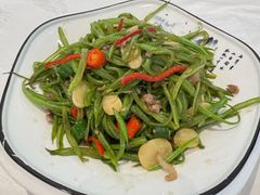 小炒扁豆丝-大眼锅贴水饺(河东店)