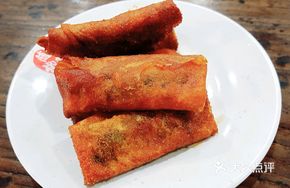 Pork Lard Rice Cake Spring Rolls