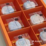 超高颜值青花瓷渐变冰皮月饼l美哭不翻车无需收拾