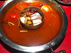 番茄反鸳鸯锅-谭鸭血老火锅(万象九宜城店)