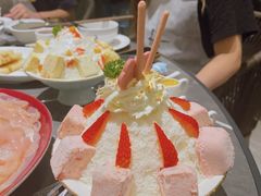 蜜桃雪花冰-长嘉·河图火锅(长嘉汇江景旗舰店)
