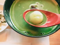 温抹茶白玉ぜんざい-中村藤吉(本店)