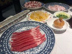 手切鲜羊后腿-北京老门框爆肚涮肉馆(锦业路店)