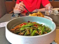 豆角丝炒肉拌转百刀-日上三甘(三里屯店)