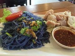 -蝶豆花蓝面条