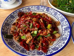 土干辣椒炒肉-瑶河山里菜