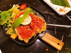 炭烧蜜汁巨大鸡排-Let's Taipei 非常烘焙(太古里店)