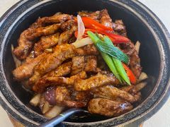 石锅黑椒牛柳-同和居(月坛店)