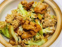 干锅腊肉有机菜花-便宜坊烤鸭店(航天桥店)