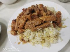 洋葱猪扒饭(炒底)-好好滋味茶餐厅