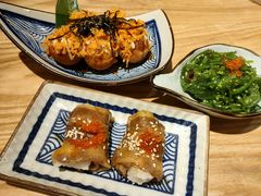 现烤雪花牛肉寿司-西月山居匠心创意料理(江汉路新佳丽广场店)