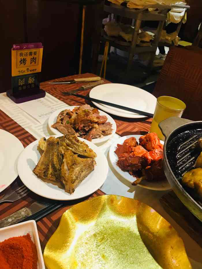 比尔烤肉(福安大街店)-"吃得非常饱,环境不错,饮料也好喝,以后还.