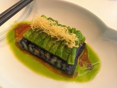 嫩杭椒陈醋茄子-悦轩中餐厅·高空江景·杭州柏悦酒店