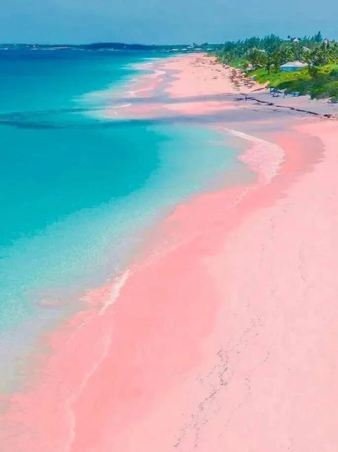 粉色沙滩果冻海,撒丁岛上我最拽
为了押韵强行拽词哈哈哈,不过确实