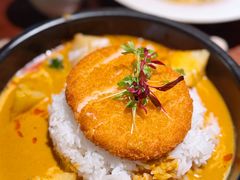 咖喱鸡排焗饭-本处·素食·融合料理(南油店)
