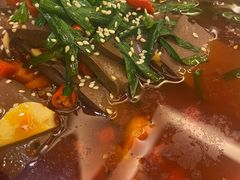 辣子韭菜蒜羊血-玉华宫宾馆·餐厅(铜川驻京办店)