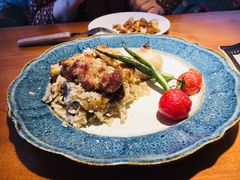 蒜香蘑菇鸡肉烩饭-秀儿家の小确幸花园西餐厅