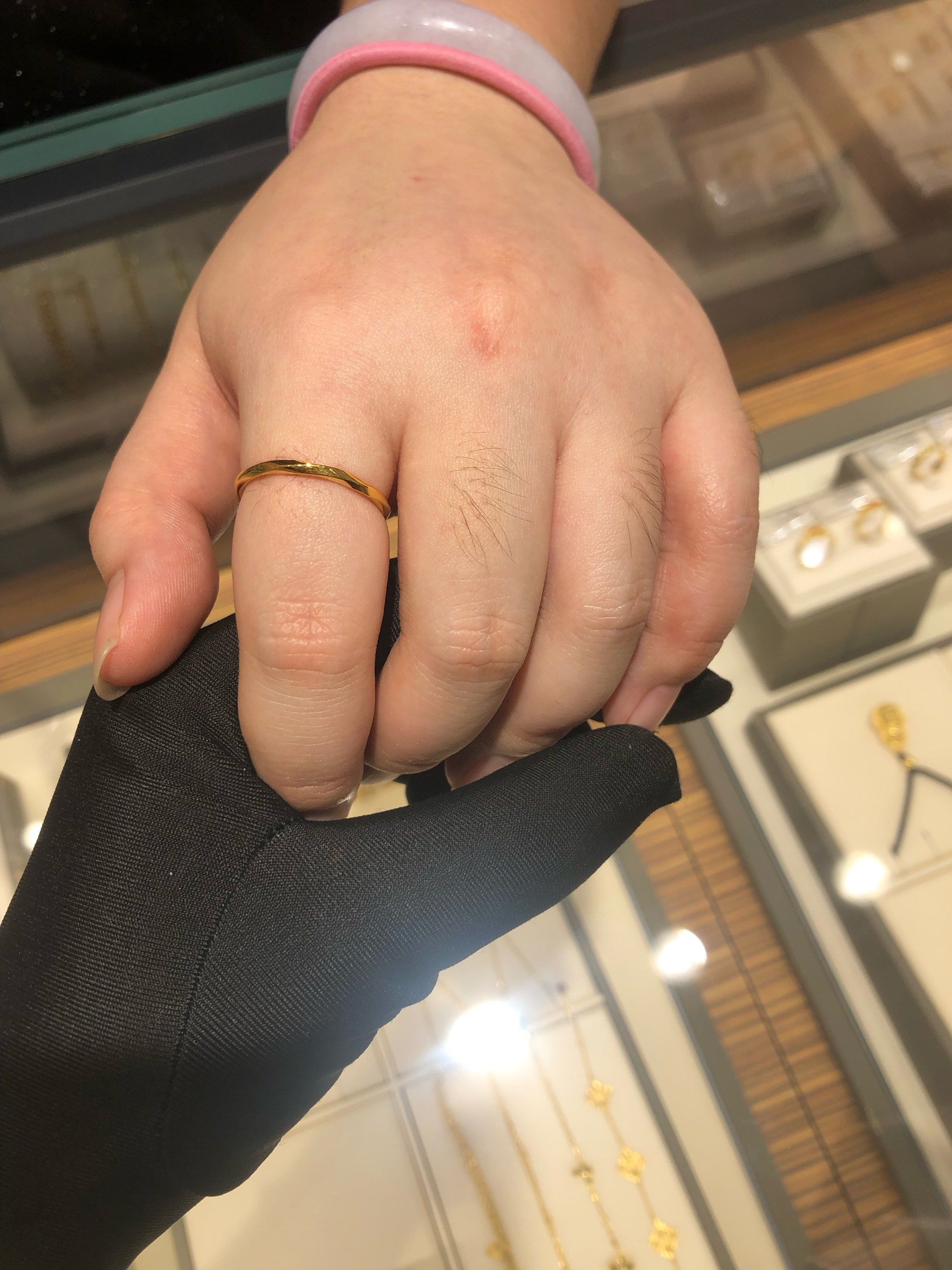 谢瑞麟黄金戒指