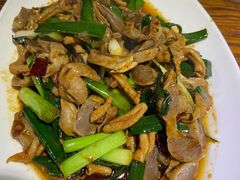 大蒜炒鸡杂-海宁煲农家菜(惠南镇店)