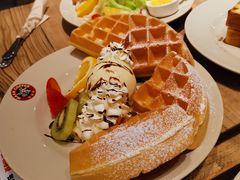 水果冰淇淋松饼-maan coffee漫咖啡(通州店)