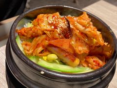 鱿鱼石锅拌饭-郑阿姨的家·이모네·韩料&烤肉(武川路店)