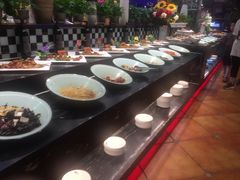 自助调料区-豪食披萨烤肉自助(保定商场店)