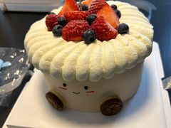 -咖咖熊蛋糕定制·英国蓝风车动物性淡奶油