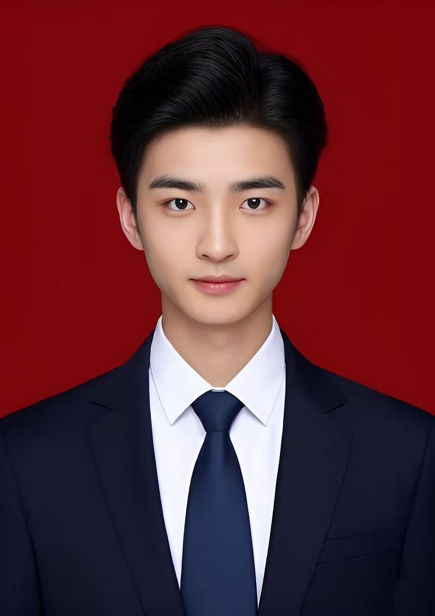 男士红底证件照出炉啦