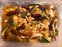 油呛鱿鱼-半坡九号老挝冰咖啡