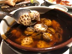 古越陈酿煮花螺-杭州西子湖四季酒店·金沙厅