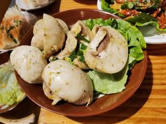 XO酱爆口蘑-胖记烤肉(江汉路店)