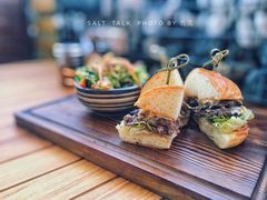 双层焦香和牛芝士汉堡-盐说Salt Talk北美风味西餐厅(海上世界店)