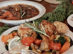 黄油圣诞烤鸡腿佐时蔬-Lumos一間甜食