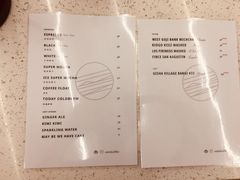 菜单-Onirii Coffee(长乐路店)
