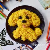 孩子会很喜欢的泰迪肉松饭团