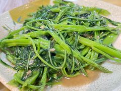 蒜蓉炒番薯叶-老字号蛇口德记烧腊饭店·海鲜加工