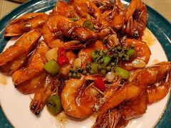 椒麻豉油虾-小船渔村•大连菜•大连焖鱼(黄河路店)