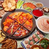 正宗重庆重油六宫格,巴适!