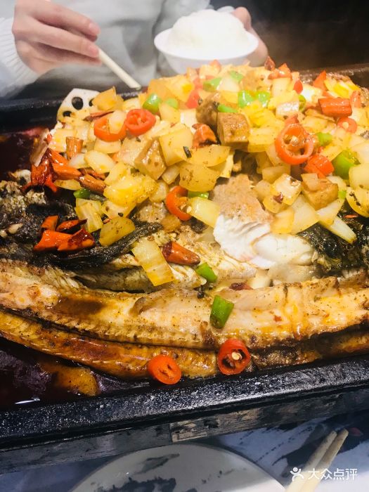 蜀江烤鱼(松江万达店)孜香藤椒味烤鱼图片 - 第1张