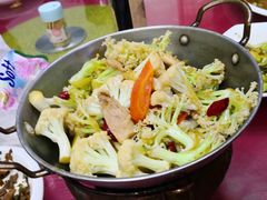 干锅花菜-品雅轩农家乐